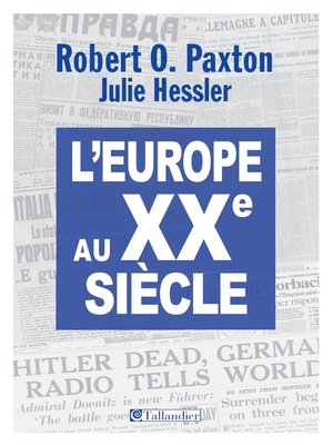 cover image of L'Europe Au XXe Siècle